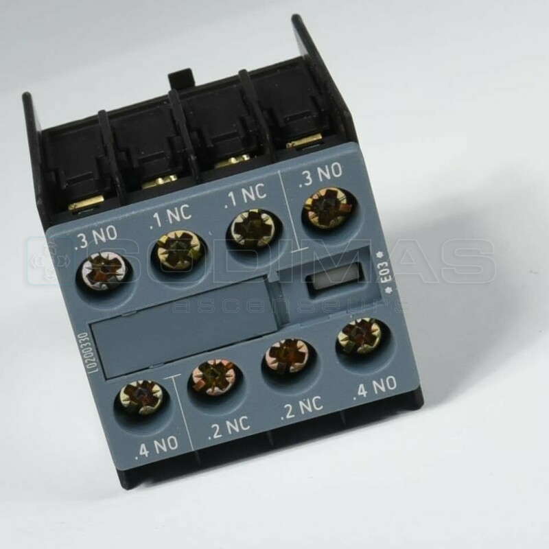 Bloc contact auxiliaire Siemens 2 NO / 2 NF 3RH1911 - 2FA22