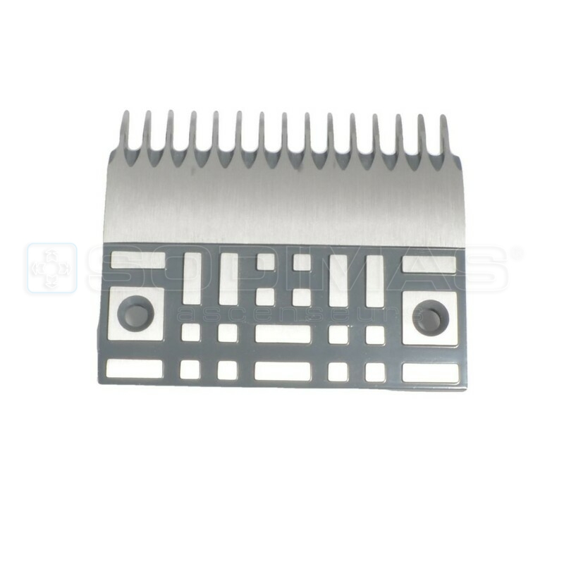 Peigne gris 15 dents 128 mm pour RAC - RAT - RB- compatible