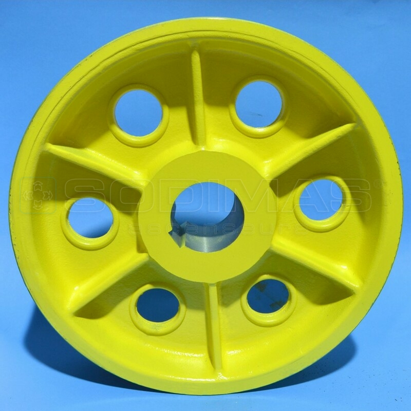 Poulie 10 ATL (MCO9650) Ø 420 - 4 gorges de 8 - 105° - l 92-compatible