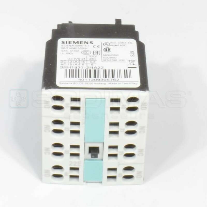 Bloc auxiliaire Siemens 3RH1911 2GA22 2NO+1NF GAA661J1