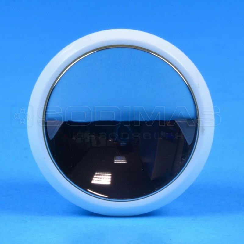 Bouton OTIS 2000 non lumineux - manœuvre MCS 220-inox poli