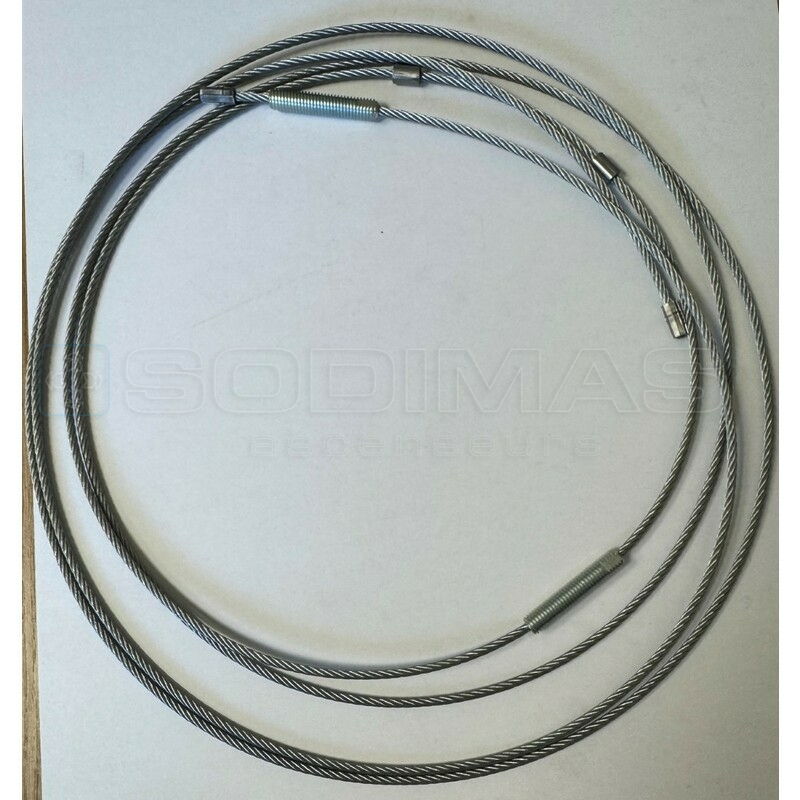 Cablette porte TECHNA 2VOC PL1100 -ouverture centrale