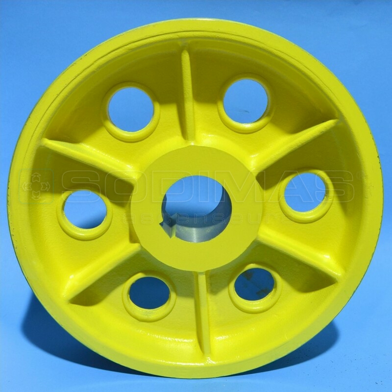 Poulie 10 ATL (MCO9650) Ø 330 - 2 gorges de 10 - 105° - l 92-compatible