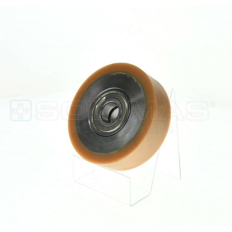 Roller 100 * 30 * 20 mm -2 roulements -compatible