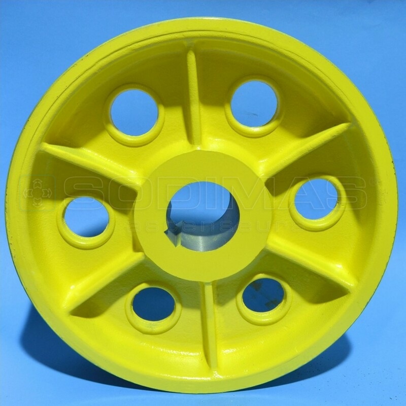 Poulie 10 ATL (MCO9650) Ø 420 - 4 gorges de 10 - 105° - l 92-compatible