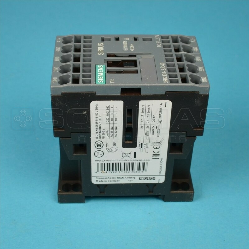 Relais Siemens 3RH2131 30 VCC 3NO/1NC 2JC40 remplace 3RH1131 - 2JC40 GAA613KS1