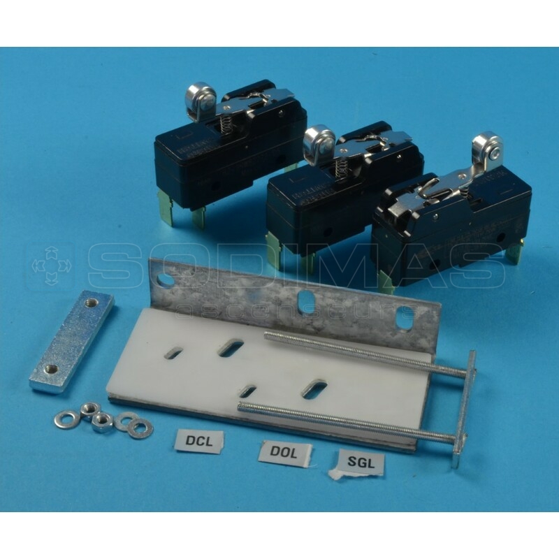 Jeu de 3 contacts + fixation pour opérateur 9550CC