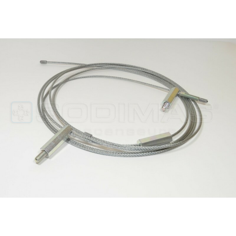 Câblette porte D2200 -Ouverture centrale - PL 1200-1500 mm