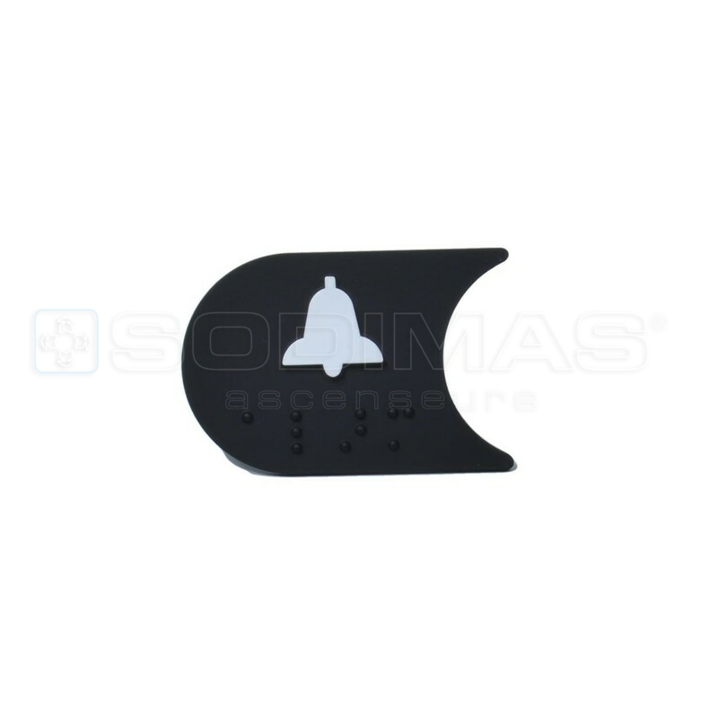 Insert demi lune symbole cloche