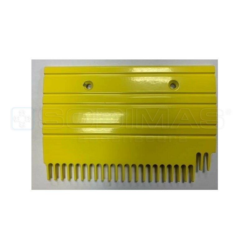 Peigne jaune droit 24 dents L 206,391 mm pour marche avec insert- compatible