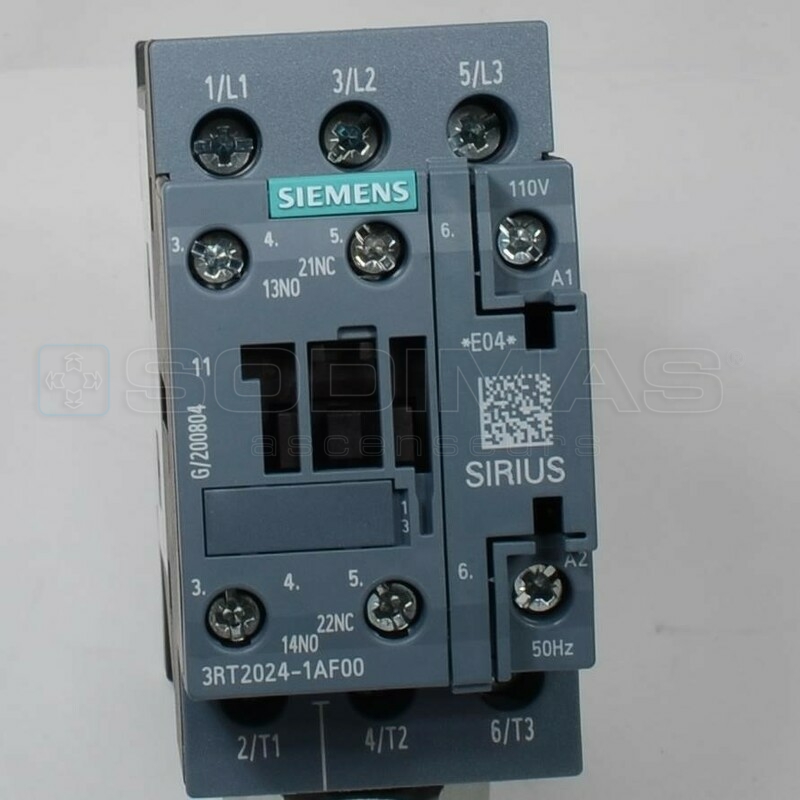 Relais SIEMENS 3RT2024-1AF00 1NO 1NF 110VAC 5.5KW
