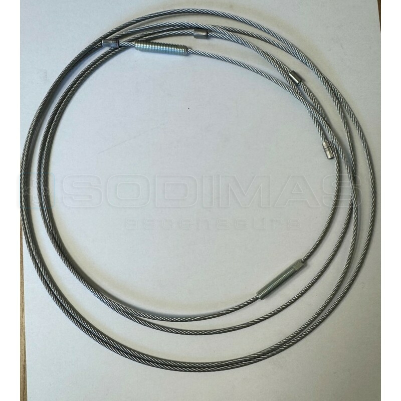 Cablette porte TECHNA 2VOC PL1000 -ouverture centrale