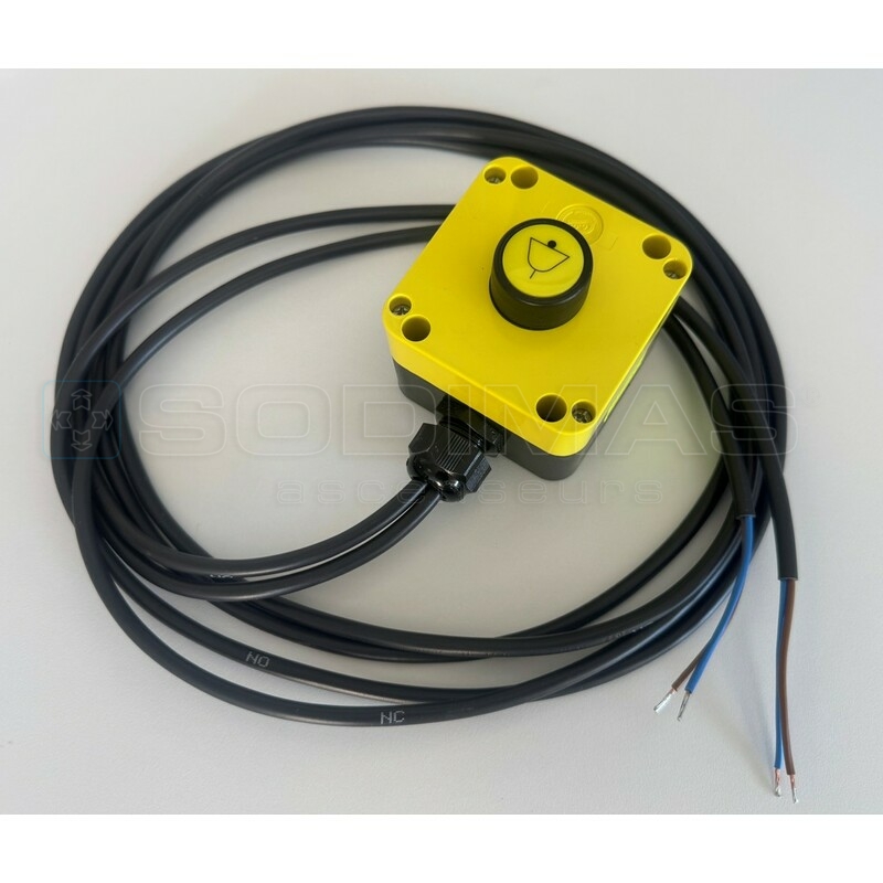 Bouton alarme toit cabine 1NO/1NF GAA177JB1