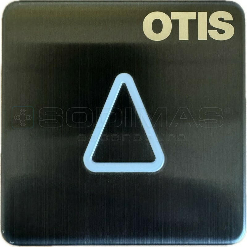 Bouton fléche montèe avec logo blanc buzzer GEN360- maitre