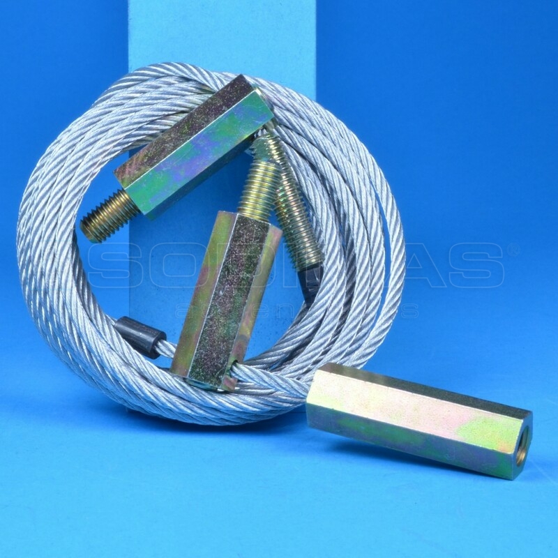 Câblette porte cabine PAX ouverture centrale PL 750