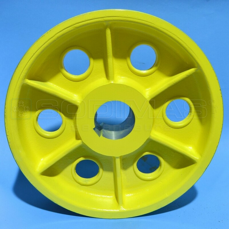 Poulie 11 VTR (9645H)/140 VAT (T..20002A) Ø 620 - 4 gorges de 10 - 105°-compatible