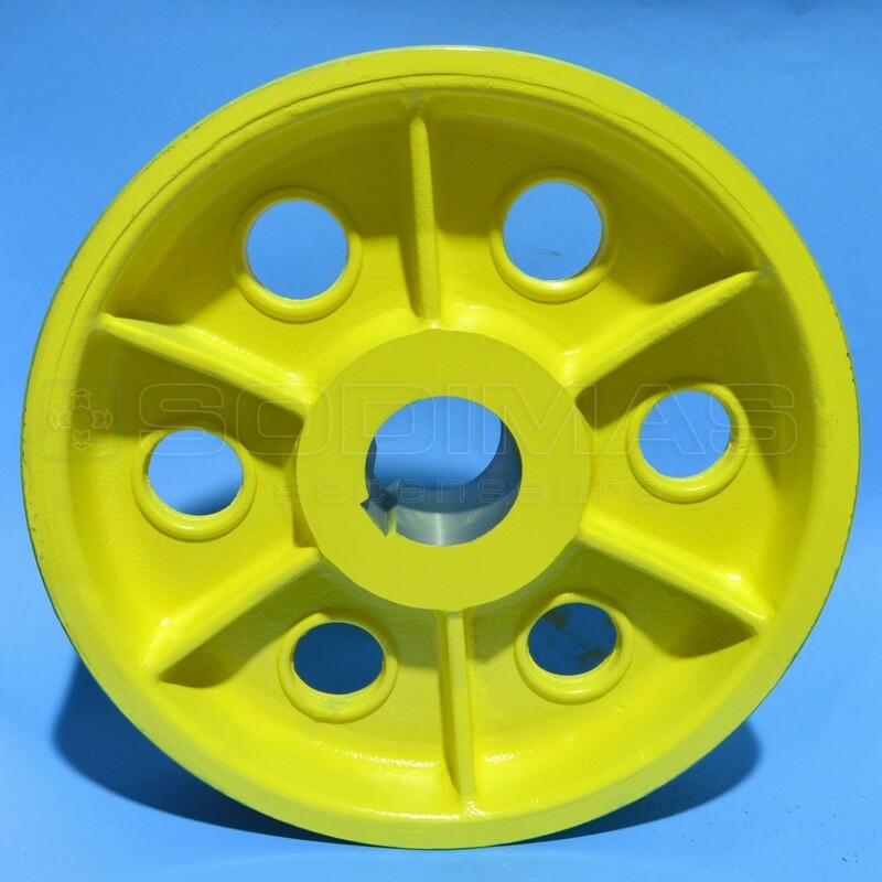 Poulie 15 ATL (MCO9710) Ø 520 - 4 gorges de 13 - 105° - l 138-compatible
