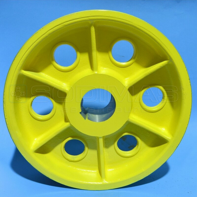 Poulie 15 ATL (MCO9710) Ø 710 - 5 gorges de 13 - 105° - l 138-compatible