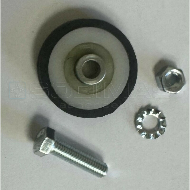Galet arriere serrure 9940 et fixations
