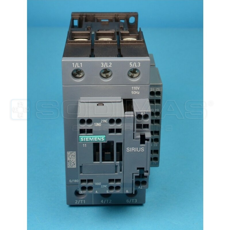 Relais SIEMENS 3RT1034 110 VAC - 2 NO - 2 NC - 3RT2035 - 3AF06 37KW