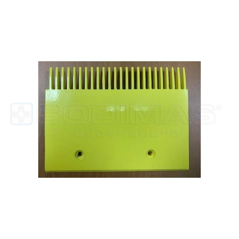 Peigne jaune 24 dents 206,391 mm pour travolator 606 NCT- GAA453BV55 -droit- compatible