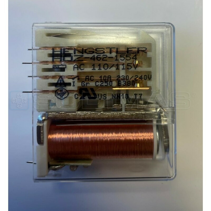 Relais 110 VCA 2NC/2NO HOZ-462-1554 ( Remplace 462-1170) pour armoire NE300 - NH300 G0613CH2