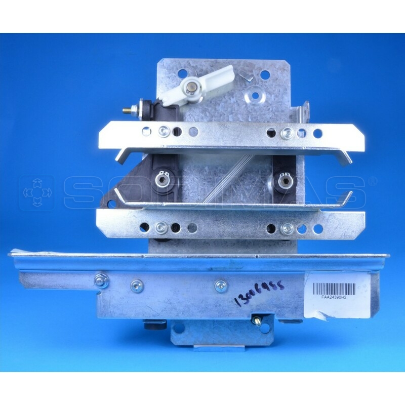 Pince porte PAX rampant 187 mm droite - ouverture vers gauche vue du palier - ascenseur hydraulique/palière Prima FAA24390N2