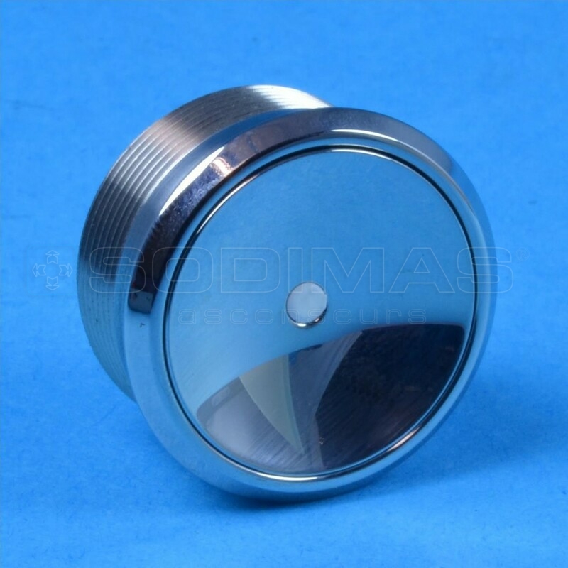Bouton Otis 2000 ATV non lumineux manœuvre MCS 220-inox poli