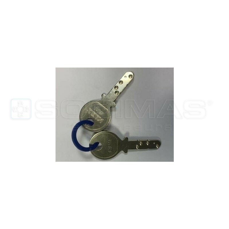 Clé MINI-KABA 87820A -jeu de 2 -compatible