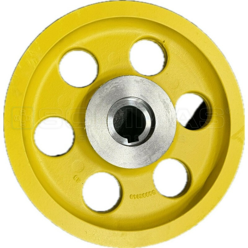 Poulie Ø 400 4*10mm -96 ° pour 140 VAT -compatible
