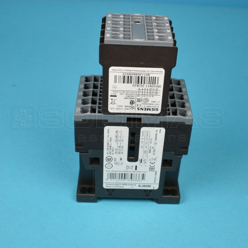 Contacteur Siemens 3RH2362 - 2BB40 - 24 VCC - 6NO-2NC remplace 3RH1362 GAA613KR1