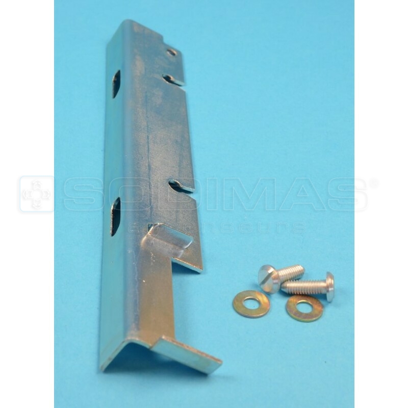 Support + visserie pour percuteur de serrure type 9538 ouvre vers la droite vue du palier
