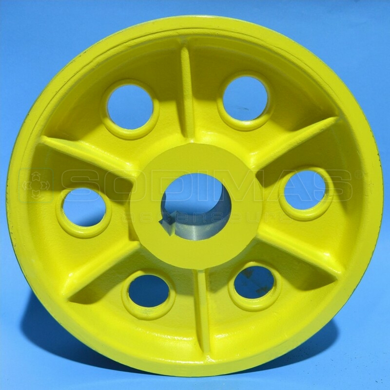 Poulie 15 ATL (MCO9710) Ø 610 - 3 gorges de 13 - 105° - l 138-compatible