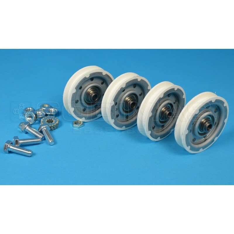 Kit 4 galets Ø 70 EUROPA 2000
