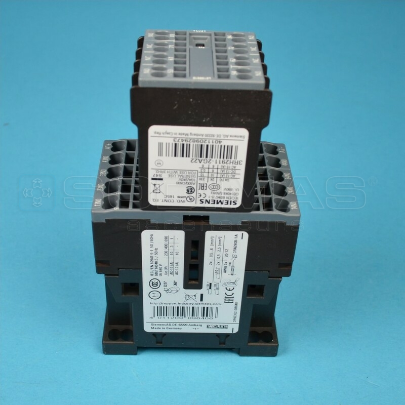 Relais Siemens 6 NO / 2 NC - 30 Vcc -3RH2362-2BC40 (remplace 3RH1362-2BC40) GAAA613KV1