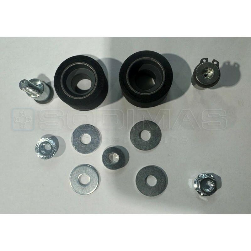 KIT DE 2 GALETS SERRURE +VISSERIE -PORTE TECHNA PRIMA PRIMA S