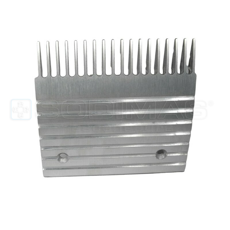 Peigne aluminium L 152.355 mm -18 dents pour escalator UB