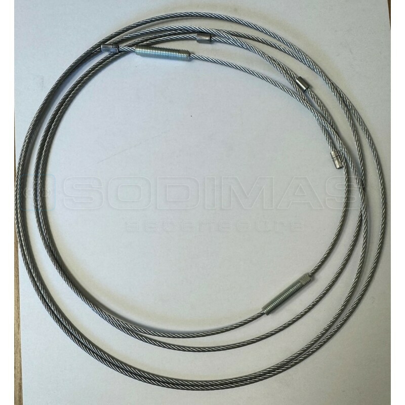 Cablette porte TECHNA 2VOC PL1300 -ouverture centrale