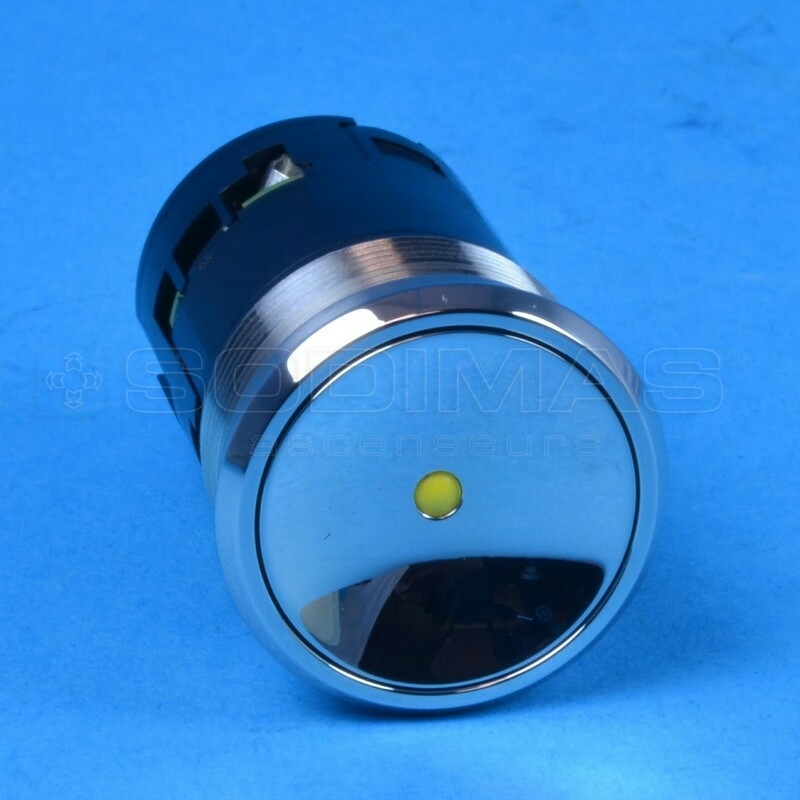 Bouton alarme Otis 2000 ATV-inox poli