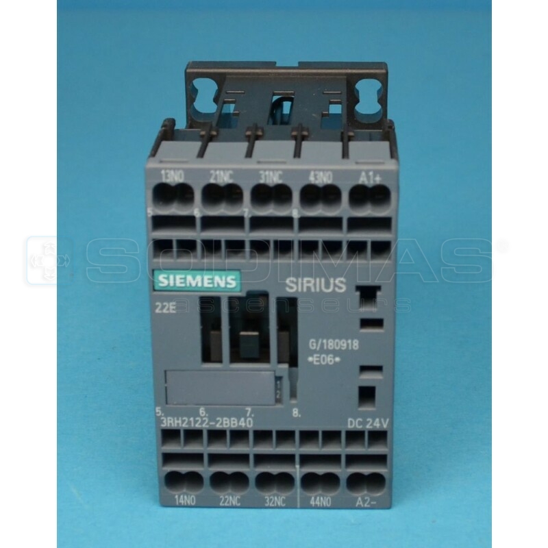 Relais Siemens 3RH2122 24 VCC 2NO/2NC remplace 3RH1122 - 2BB40 GAA613KH2