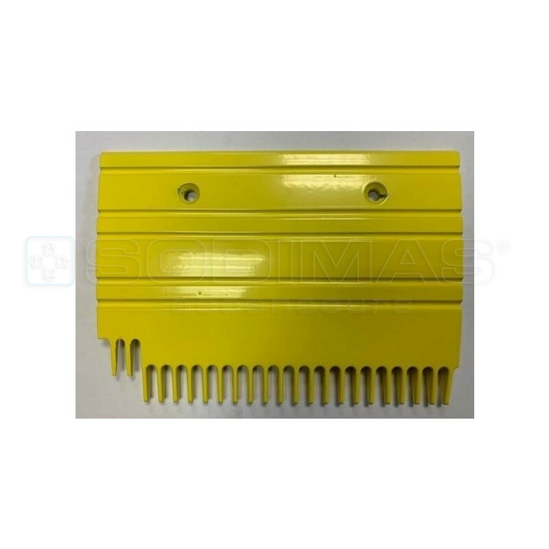 Peigne jaune gauche 23 dents L 197,994 mm pour marche avec insert- compatible