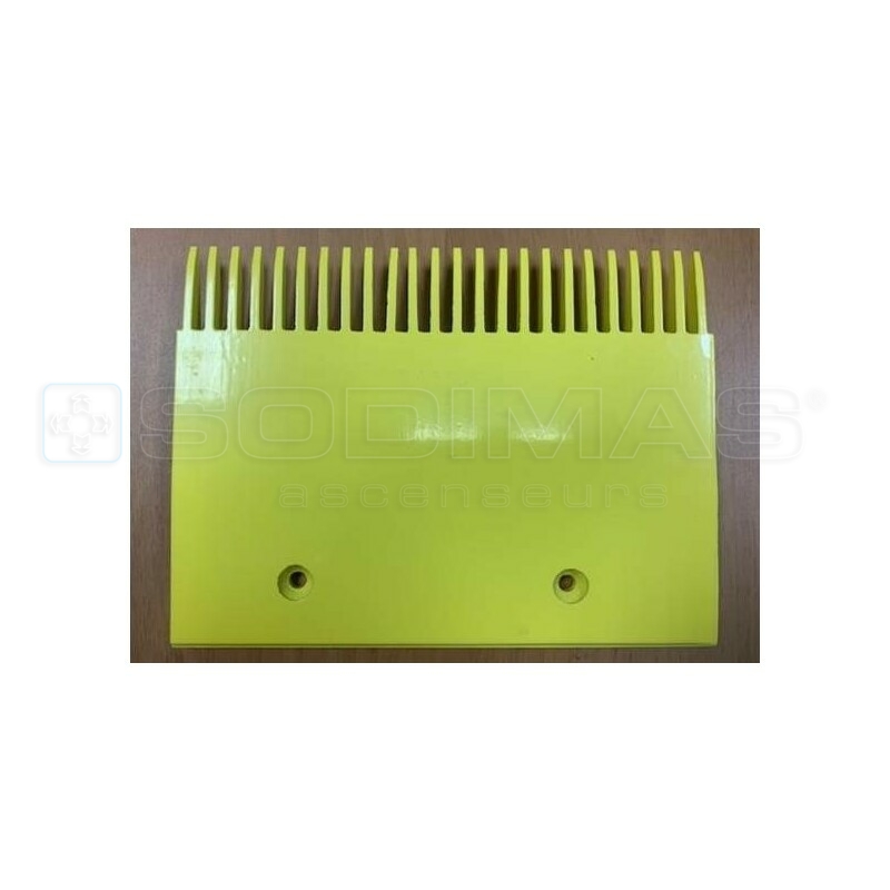 Peigne jaune 24 dents 203,184 mm pour travolator 606 NCT- GAA453BV51-milieu- compatible