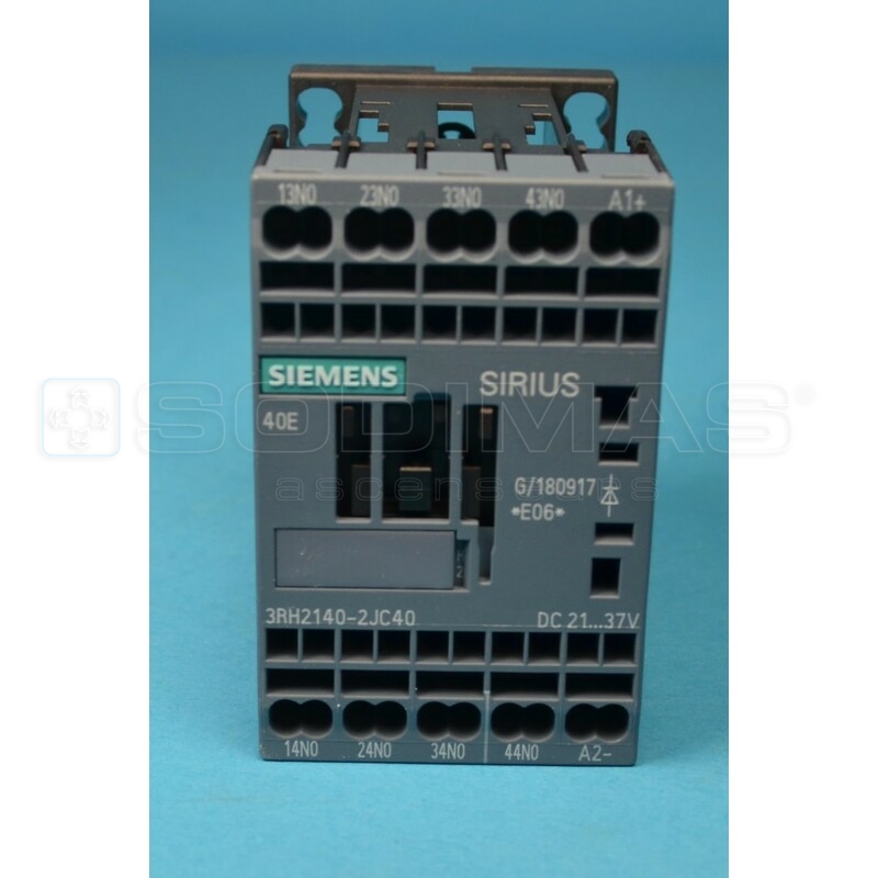 Relais Siemens 3RH2140 30 VCC - 4NO remplace 3RH1140 - 2JC40 GAA613KG2