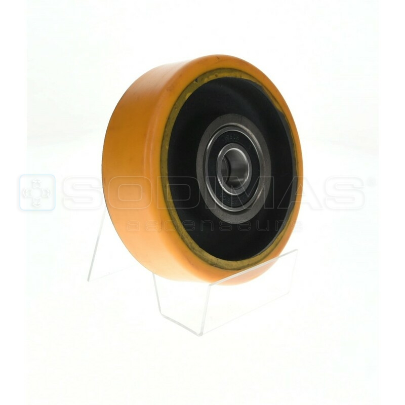 ROLLER diamètre 125 x 38 mm - Trou axe de 20mm