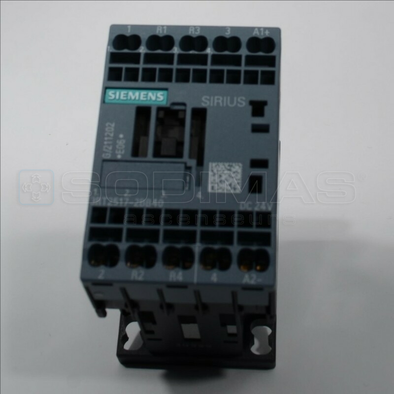 Contacteur 3RT2517-2BB40 24VDC -2NO/2NC- 5,5KW