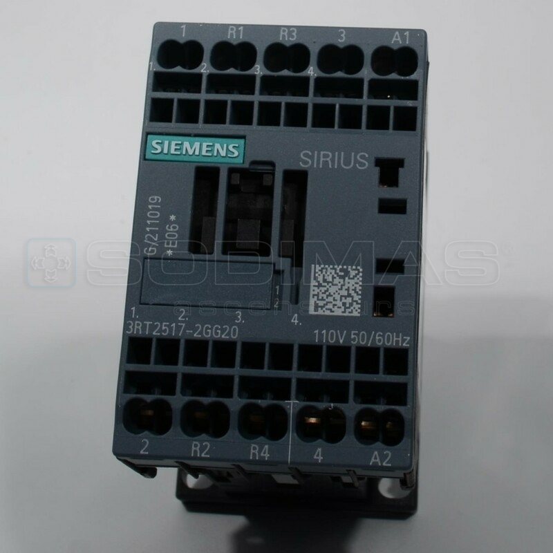 Contacteur 3RT2517-2GG20 110VAC -2NO/2NC- 5,5KW GAA638JN1