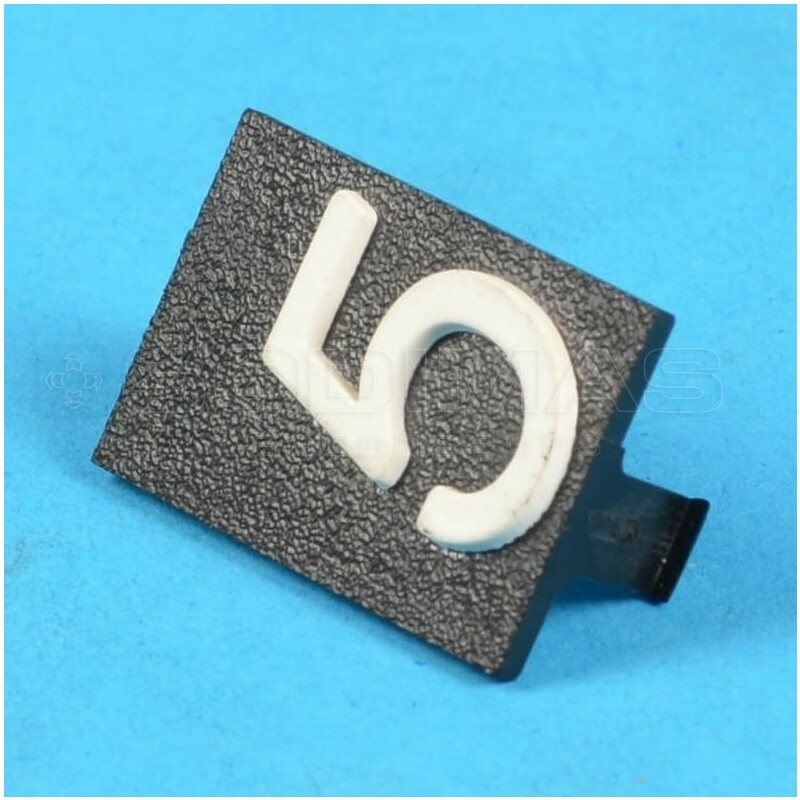 Insert gravé 5 pour bouton NAO