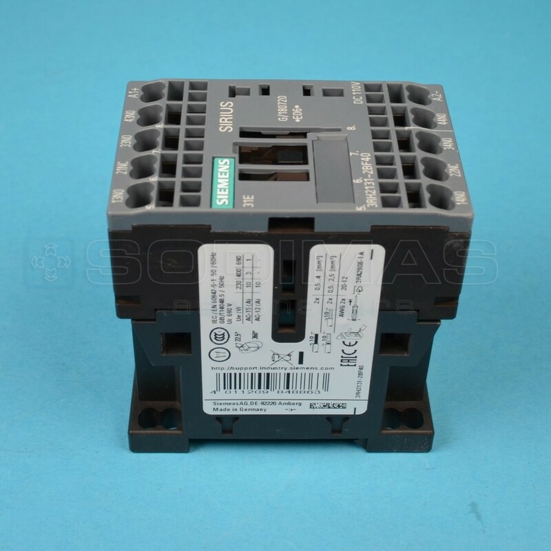 Relais Siemens 3TH20 110 Vcc 3 NO / 1 NC 3RH1131 - 2BF40 GAA613GV1