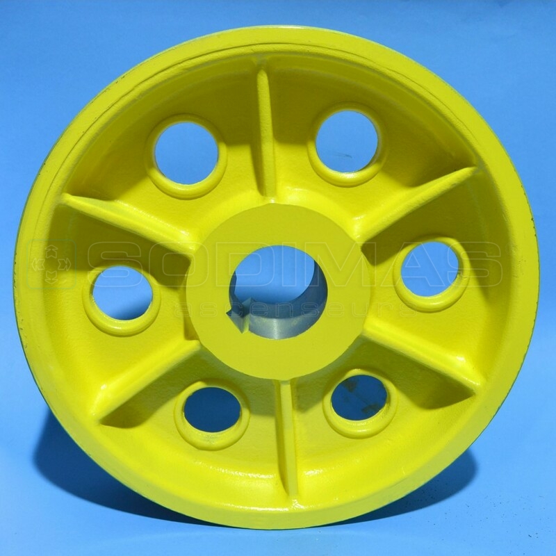 Poulie 15 ATL (MCO9710) Ø 610 - 4 gorges de 13 - 105° - l 138-compatible