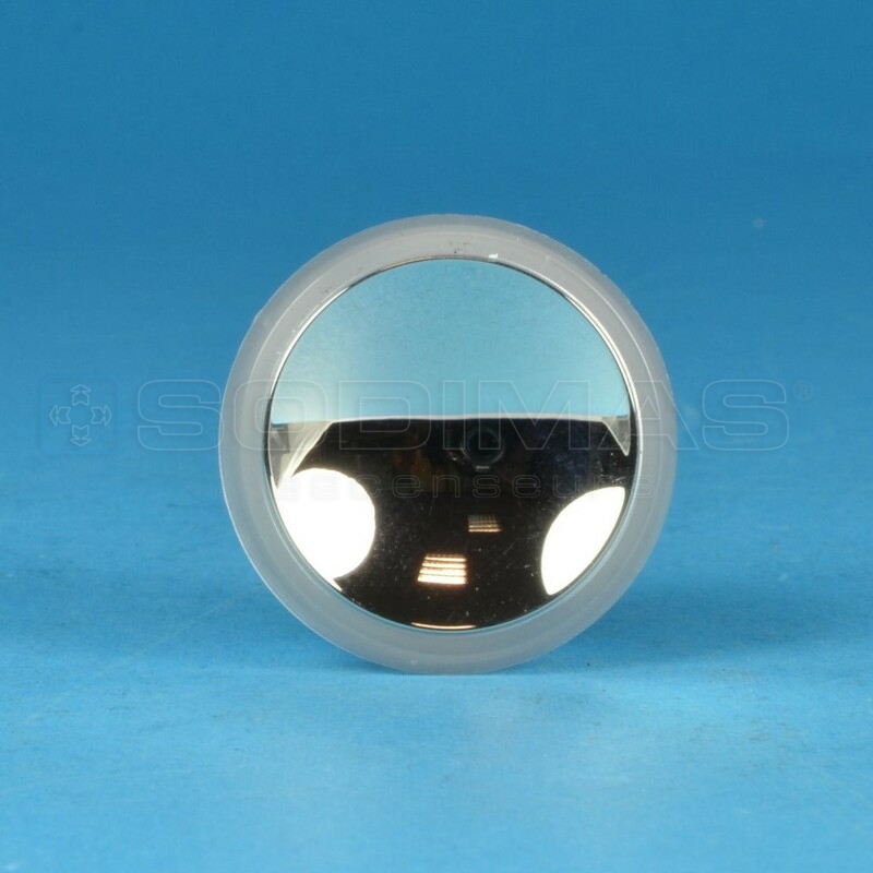 Bouton OTIS 2000 collerette lumineuse verte . MCS 220-inox poli